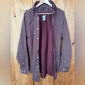 Men’s RW&Co slim fit dress shirt